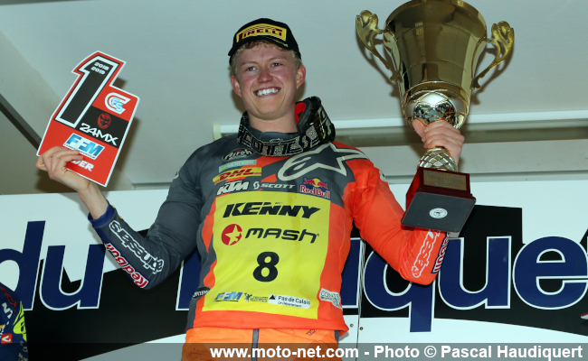 Nathan Watson, premier pilote britannique vainqueur de l'Enduropale du Touquet