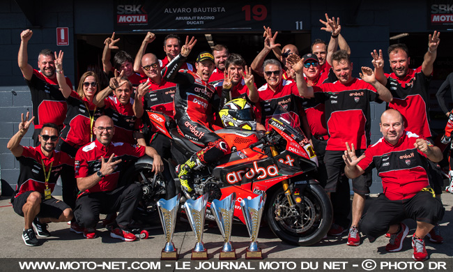 WorldSBK Australie : Bautista et sa Panigale V4 R survolent leurs adversaires