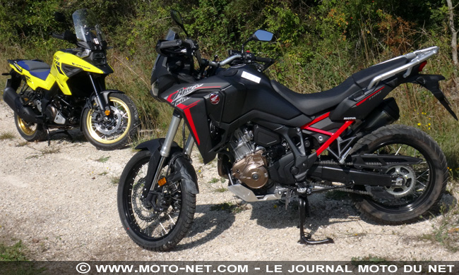 Africa Twin 1100 Vs V-Strom 1050 XT : maxitrail Honda ou Suzuki, lequel est le plus fort ?