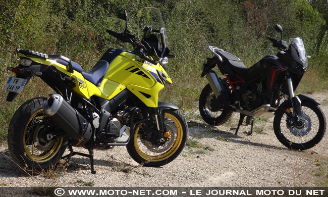 Africa Twin 1100 Vs V-Strom 1050 XT : maxitrail Honda ou Suzuki, lequel est le plus fort ?