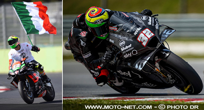  Savadori remplace Smith qui remplaçait Iannone sur l'Aprilia de MotoGP