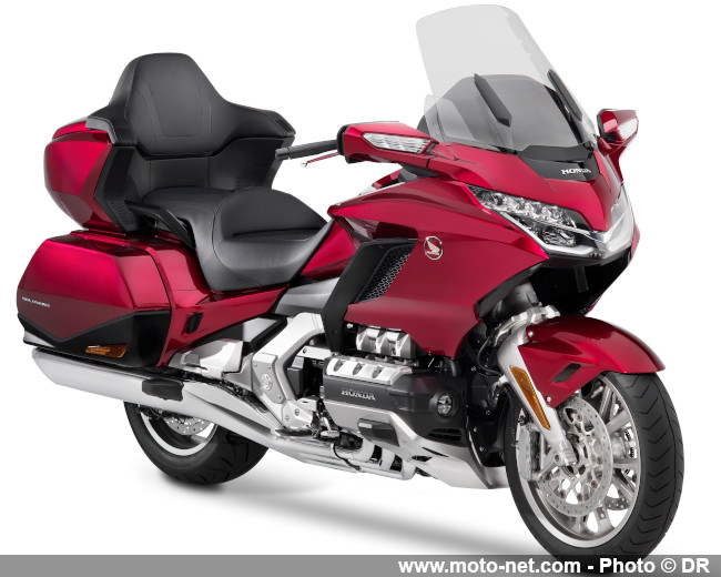 Petites évolutions et nouveaux coloris pour la Goldwing 2020