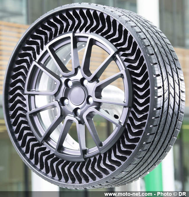  Uptis, le pneu sans air de Michelin est prévu pour 2024... pour autos