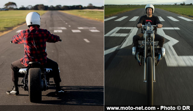  Préparation moto : un Chopper renversant sur base de BMW R nineT