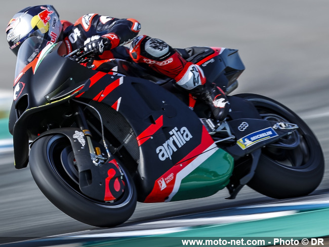 Aprilia et Dovizioso terminent un long test de fiançailles
