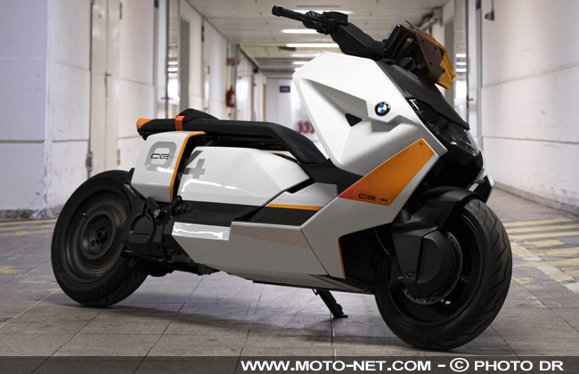 Scooter CE 04, futur modèle d'une gamme BMW Motorrad électrique