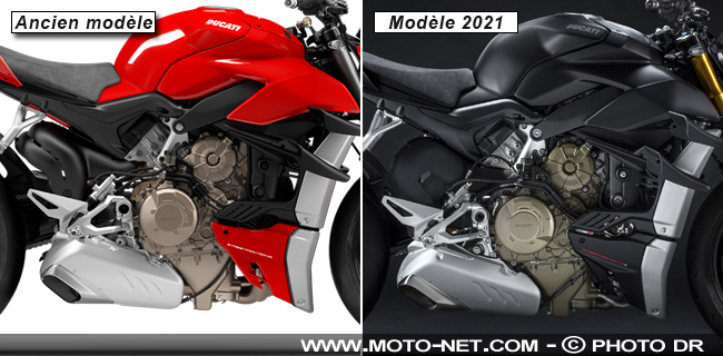  Les Ducati Streetfighter V4 sont un peu plus vert en 2021, le S tout noir 