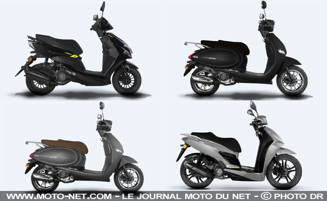 SCOOTER MOTRON IDEO NOIR 25 KM / H