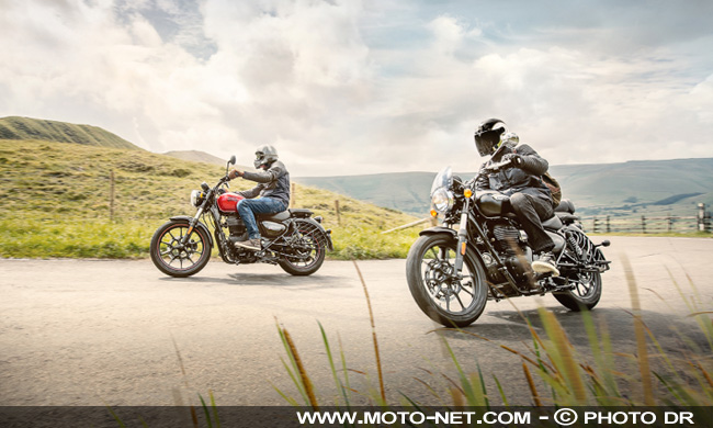  La Royal Enfield Meteor 350 observée en Inde, se dirige vers l'Europe 