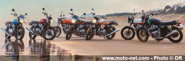  Royal Enfield Twin 650 : Euro 5 et 5 coloris pour l’Interceptor et la Continental GT 