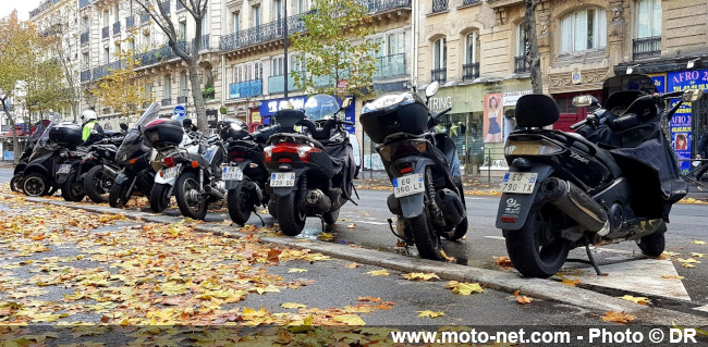 Stationnement à Paris : les deux-roues motorisés ne devraient pas casquer !