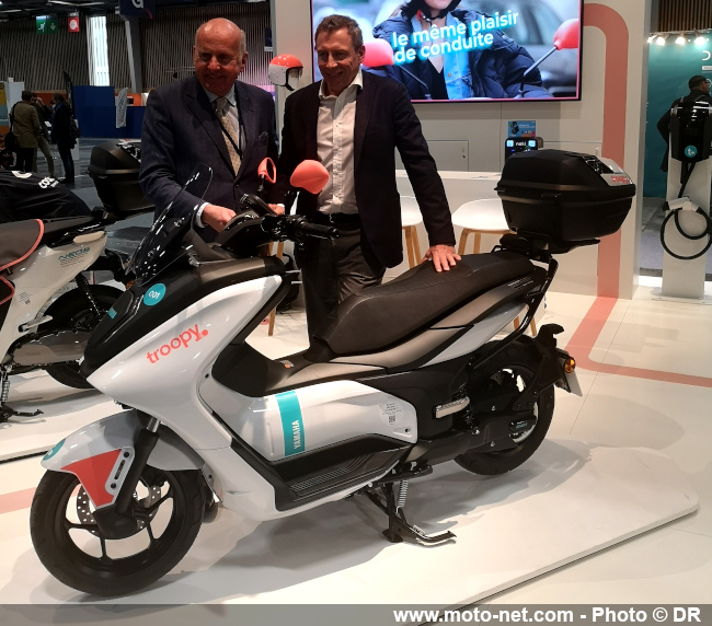  Troopy va passer aux scooters électriques Yamaha Neo’s et E01