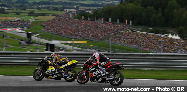 Réactions des pilotes MotoGP au captivant Grand Prix d'Autriche 2022