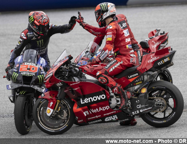 Réactions des pilotes MotoGP au captivant Grand Prix d'Autriche 2022