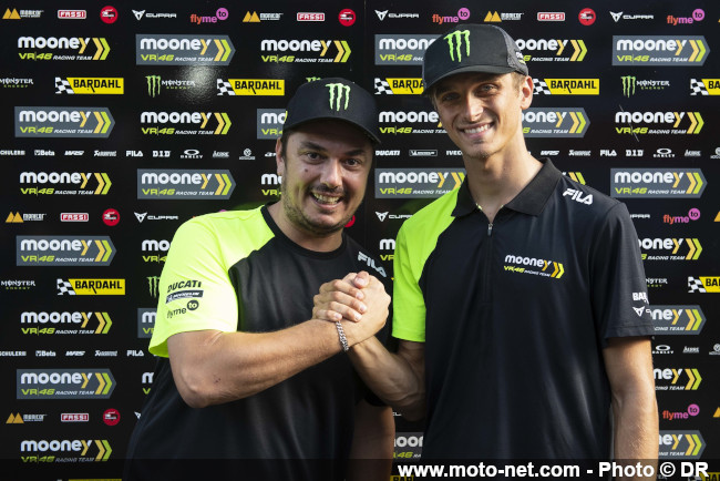 Luca Marini rempile sur la Ducati du team VR46 avec Marco Bezzecchi