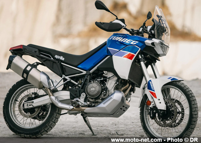  Aprilia fait le plein de vidéos sur son nouveau trail Tuareg 660