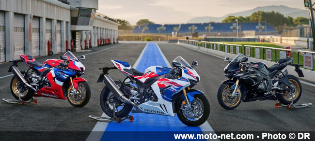  Honda fête les 30 ans de la Fireblade avec ses CBR1000RR-R 2022