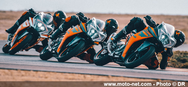  KTM affûte ses petites motos sportives RC125 et RC390 en 2022