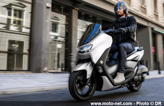  Nouveaux coloris 2022 pour les scooters Yamaha Xmax, Nmax et Tricity 300