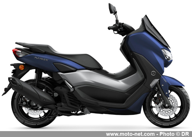  Nouveaux coloris 2022 pour les scooters Yamaha Xmax, Nmax et Tricity 300