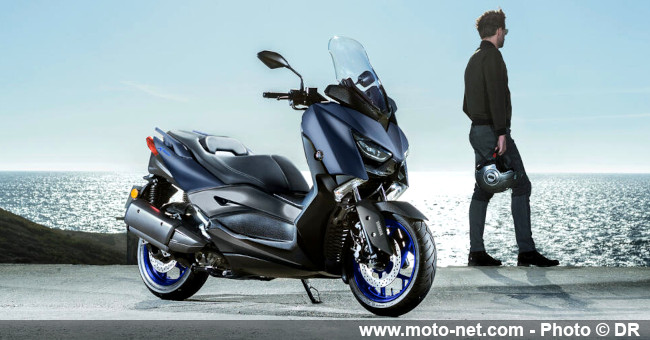  Nouveaux coloris 2022 pour les scooters Yamaha Xmax, Nmax et Tricity 300