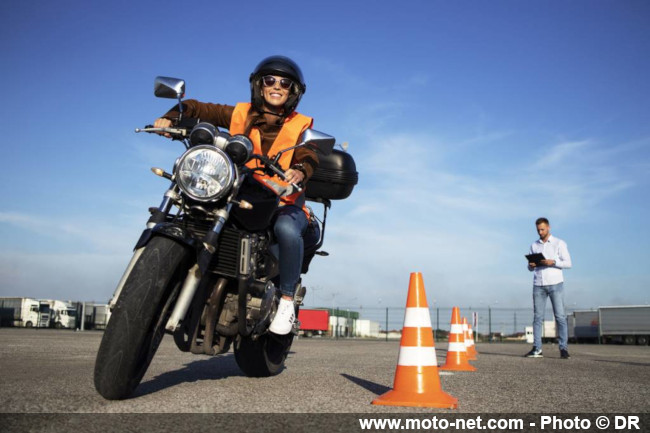examen permis moto, Code moto