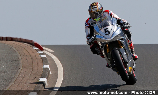  John McGuinness de retour sur la Honda Fireblade au Tourist Trophy 2022 