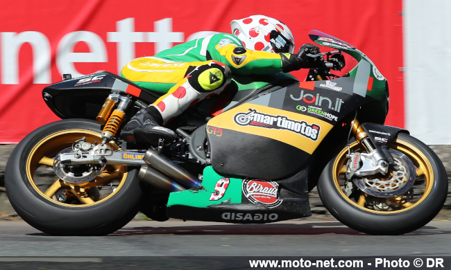 Hickman vainqueur en Supertwin au TT, son coéquipier Pierre-Yves Bian 4ème !