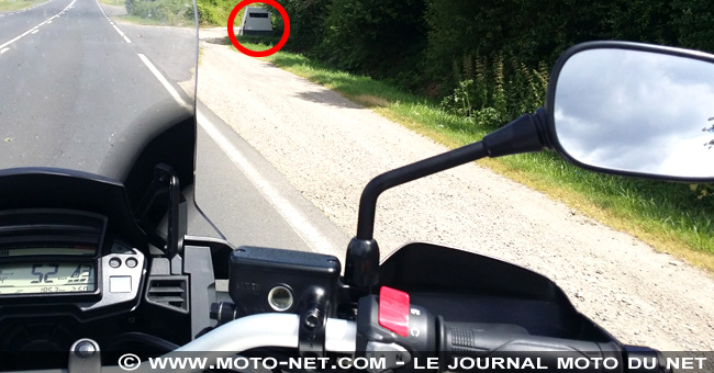 Trahi par sa caméra pour un excès de vitesse à 300 km/h à moto