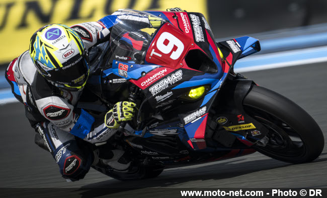 Les BMW M1000RR n°37 et n°9 en pole du Bol d’Or 2023
