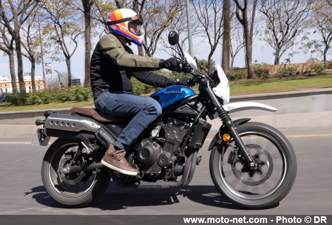 Essai CL500 2023 : Honda se replonge dans le Scrambler 