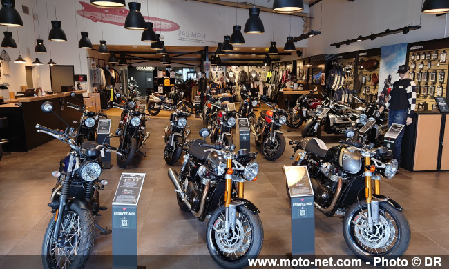 Marché moto 2023 : le point avec Triumph Montlhéry