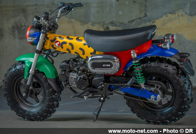 Grosses prépas de petites motos Honda au Wheels and Waves 2023
