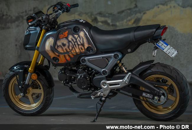 Grosses prépas de petites motos Honda au Wheels and Waves 2023