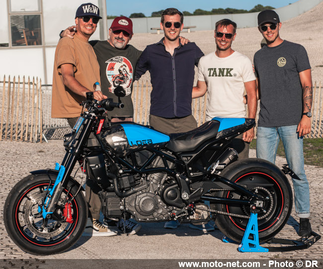 Indian a remis la FTR Loeb n°2 à un chanceux motard français !
