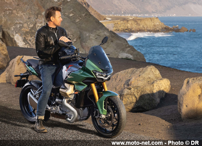 Coup de pub d’Ewan McGregor pour la Moto Guzzi V100 Mandello 