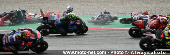 Images - fortes - du Grand Prix de Catalogne MotoGP 2023