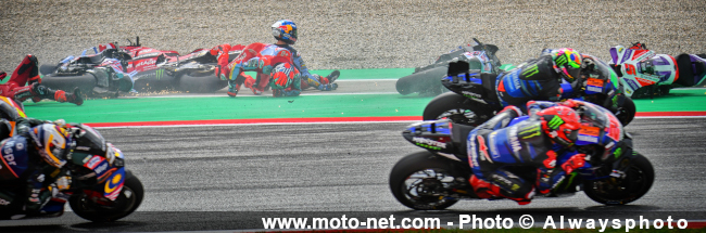 Images - fortes - du Grand Prix de Catalogne MotoGP 2023