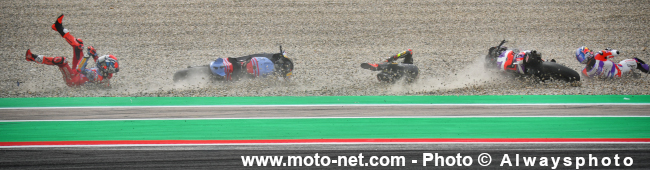 Images - fortes - du Grand Prix de Catalogne MotoGP 2023