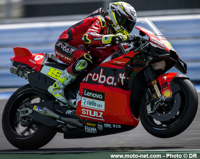Test positif pour Alvaro Bautista sur la Ducati de MotoGP à Misano