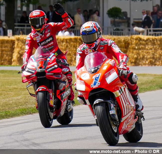 Jolies retrouvailles MotoGP au Goodwood Festival of Speed 2023