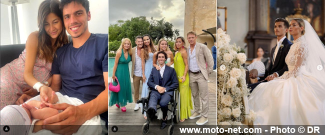 La famille MotoGP s’agrandit : Mir papa, Rins et Marini mariés