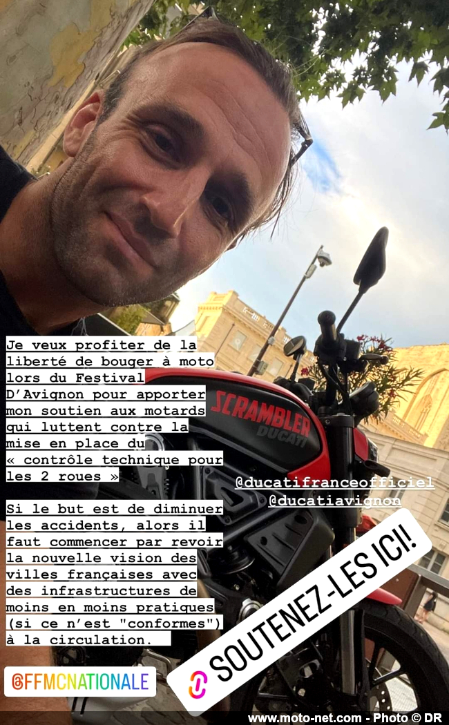Le champion Johan Zarco s’oppose au contrôle technique moto