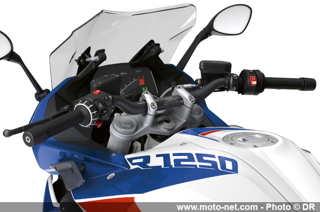 Nouvelles dotations, options et peintures pour la BMW R1250RS en 2023