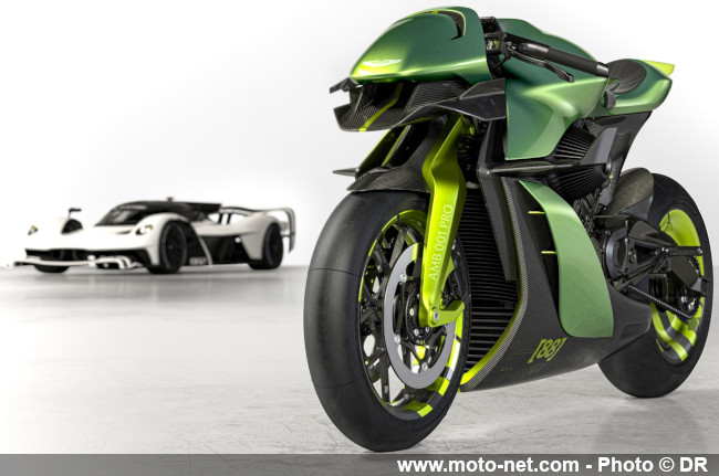 Aston Martin passe la vitesse supérieure avec sa moto AMB 001 Pro 
