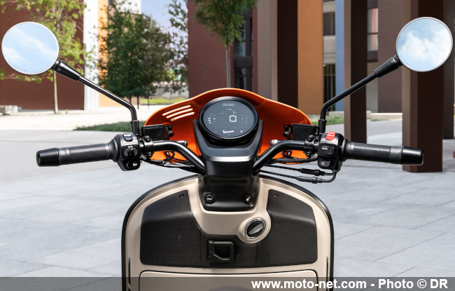 Nouveau GTV 300, le Vespa plus néo mais toujours rétro