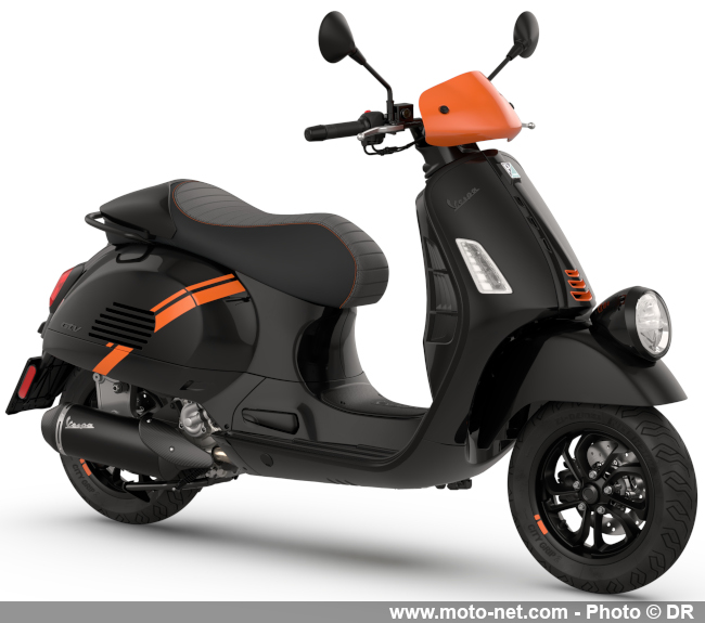 Nouveau GTV 300, le Vespa plus néo mais toujours rétro
