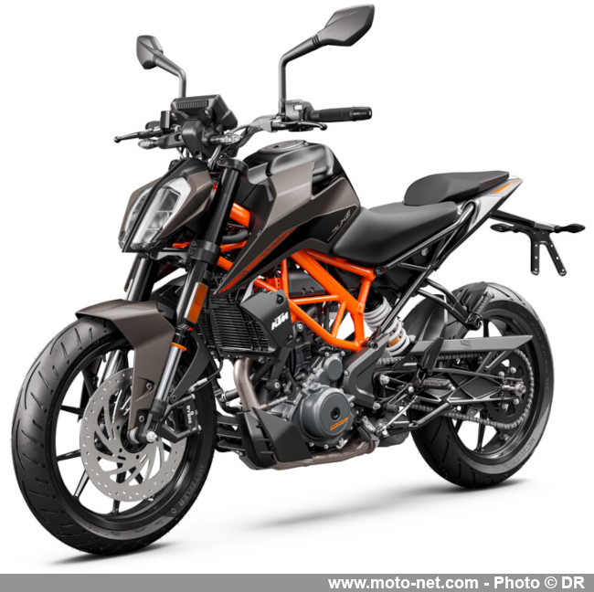 Coloris 2023 de la gamme street KTM... et retour de la 790 Duke !