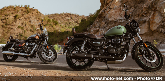 Trois nouveaux coloris 2023 pour la Royal Enfield Meteor 350