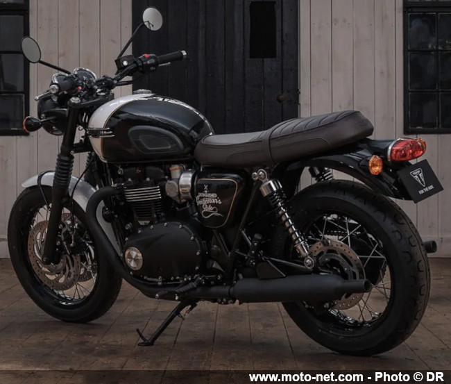 Des T120 Black spéciales pour les 10 ans de Triumph auprès du DGR 